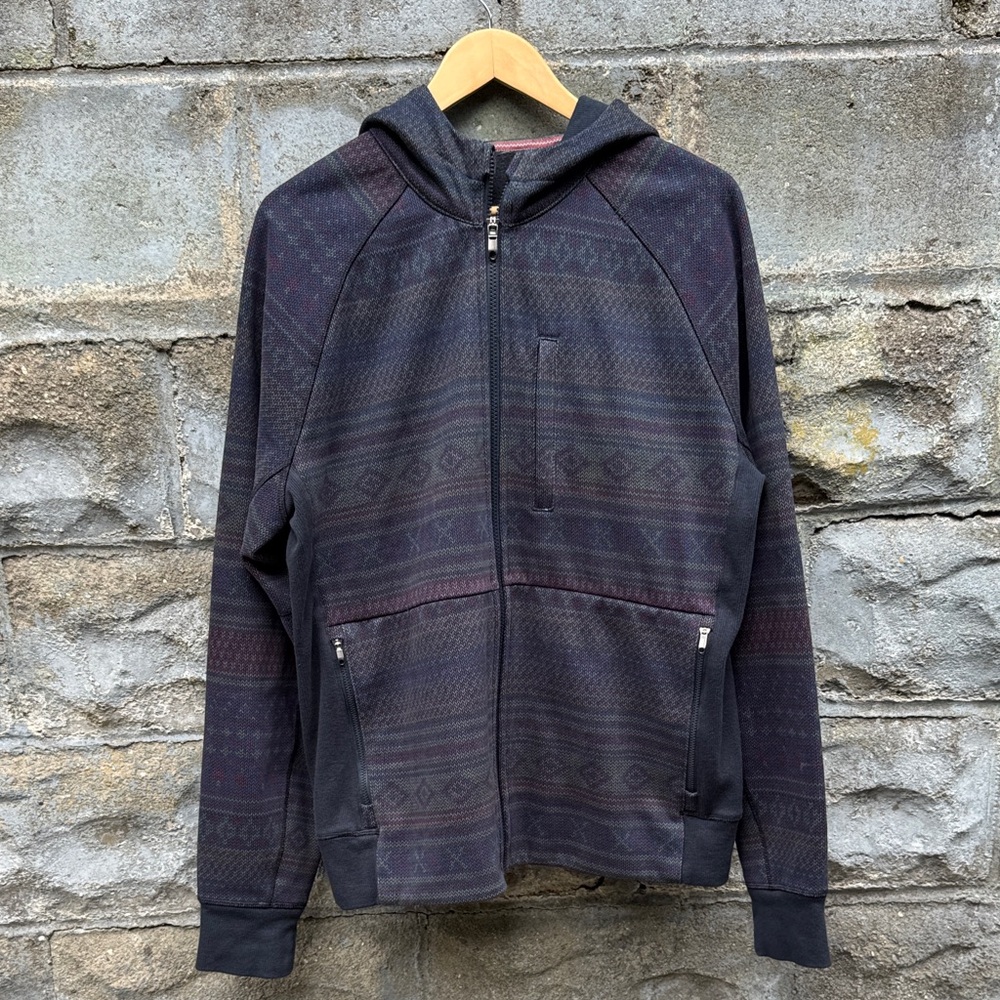 Lululemon Aztec print hoodie zip up gym casual large